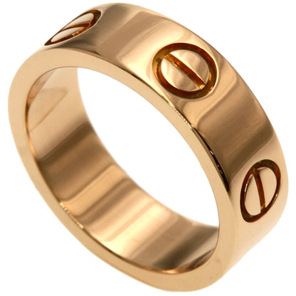 CARTIER love ring #48 Ring K18 Pink Gold Ladies [Used]