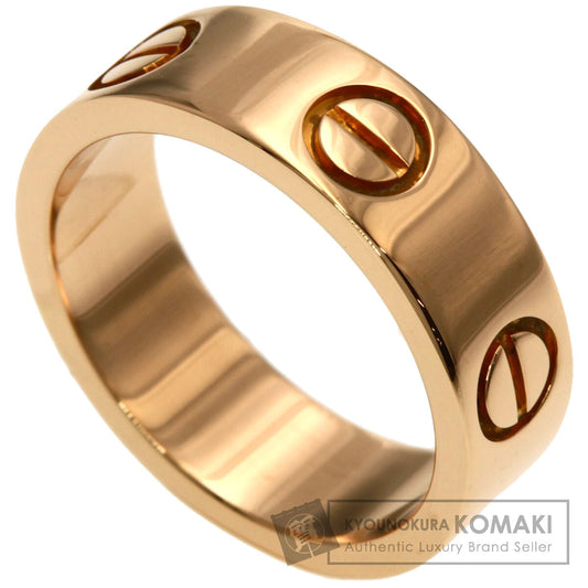 CARTIER love ring #48 Ring K18 Pink Gold Ladies [Used]