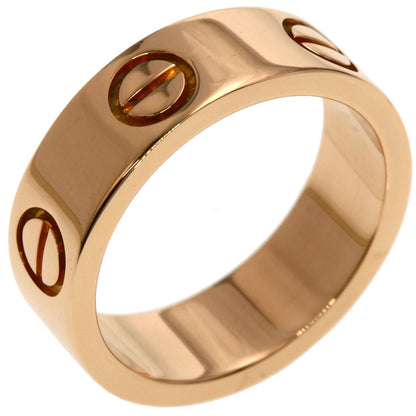 CARTIER love ring #48 Ring K18 Pink Gold Ladies [Used]