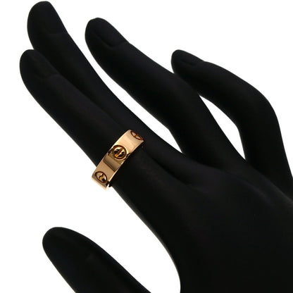 CARTIER love ring #48 Ring K18 Pink Gold Ladies [Used]
