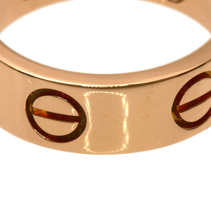 CARTIER love ring #48 Ring K18 Pink Gold Ladies [Used]
