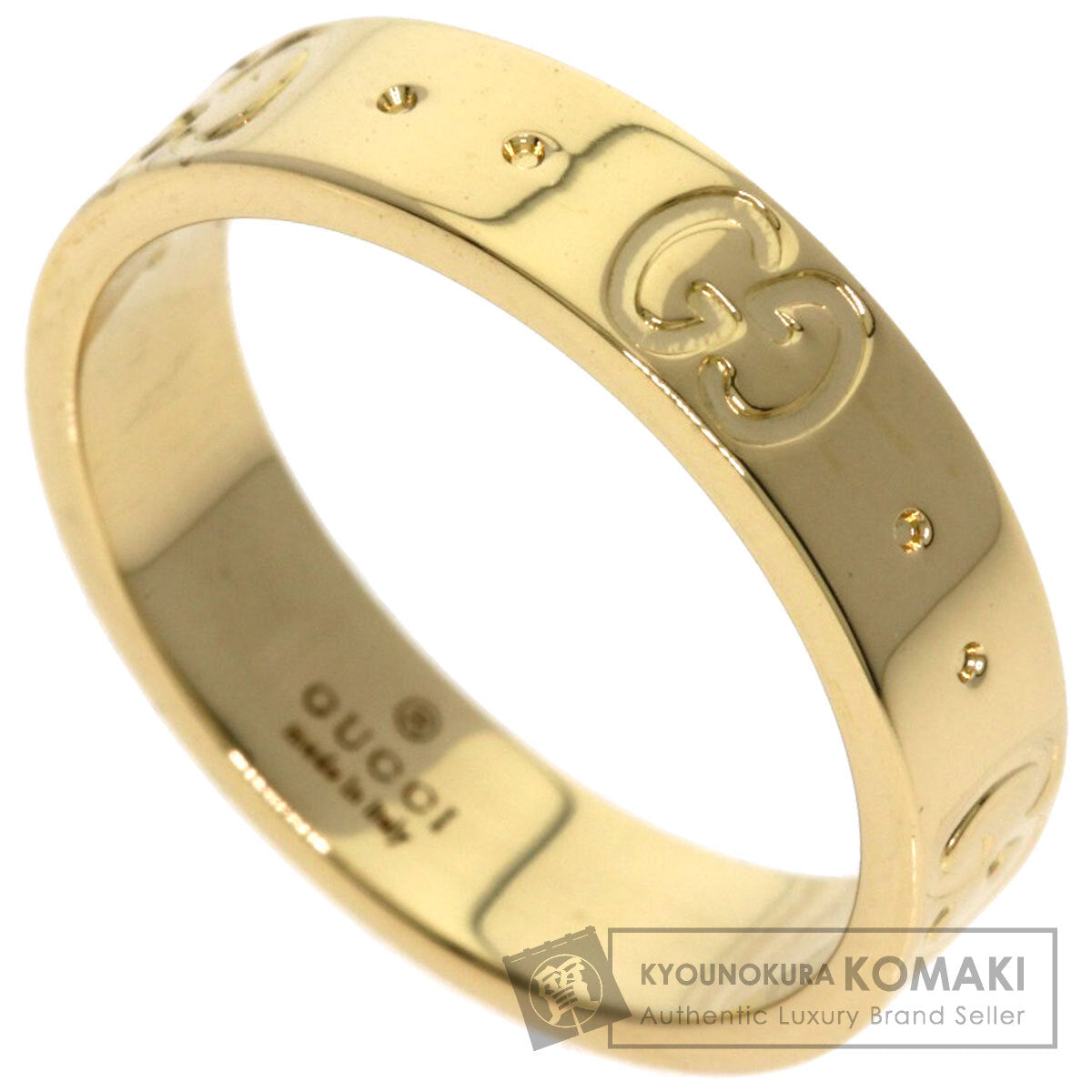 GUCCI Icon # 7 Ring K18 Yellow Gold Ladies [Used]