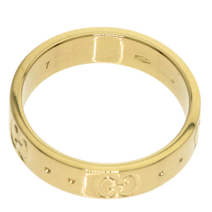 GUCCI Icon # 7 Ring K18 Yellow Gold Ladies [Used]