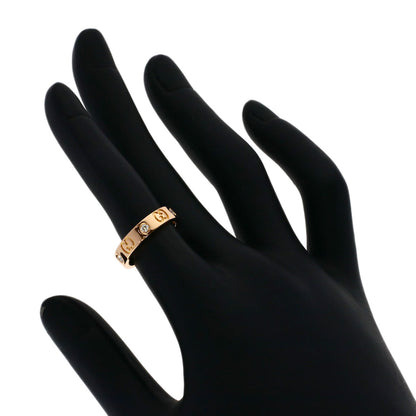 GUCCI Icon Diamond #8 Ring K18 Pink Gold Ladies [Used]
