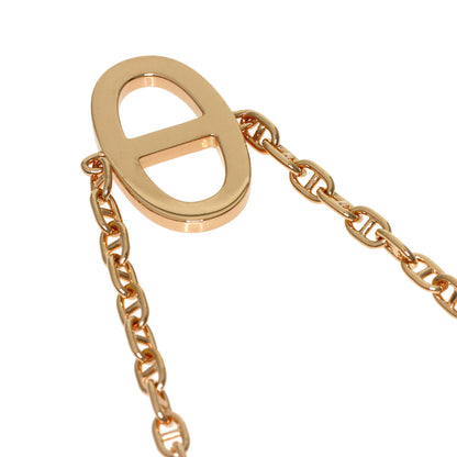 HERMES Chaine d'Ancre Contour Bracelet K18 Pink Gold Ladies [Used]