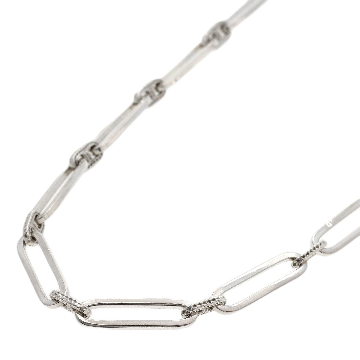 HERMES Vintage Link Necklace Silver Ladies [Used]