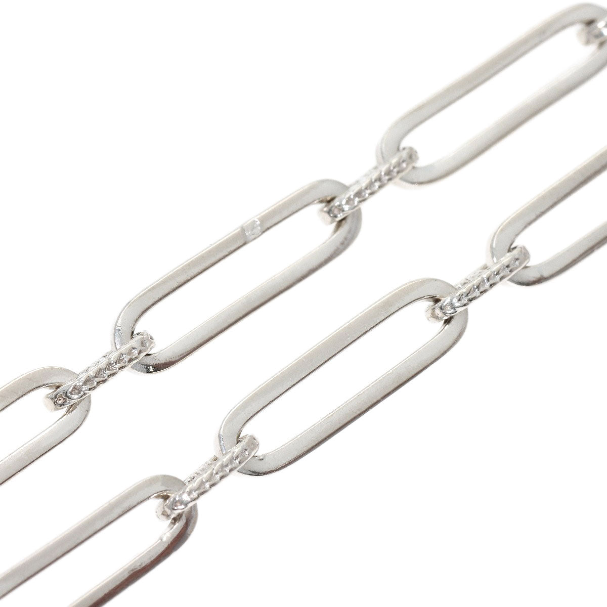 HERMES Vintage Link Necklace Silver Ladies [Used]