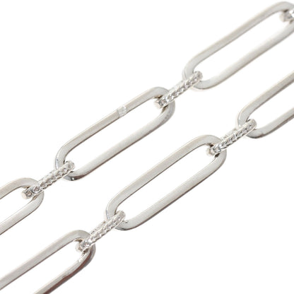 HERMES Vintage Link Necklace Silver Ladies [Used]