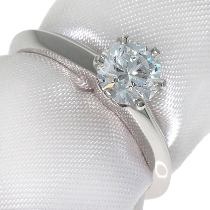 TIFFANY&Co. Solitaire Diamond Ring Platinum PT950 Ladies [Used]