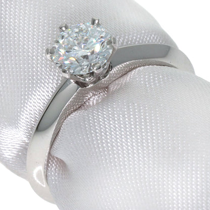 TIFFANY&Co. Solitaire Diamond Ring Platinum PT950 Ladies [Used]