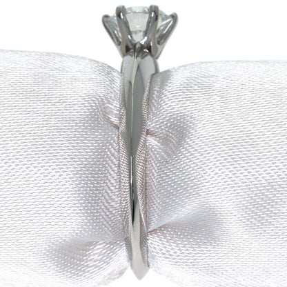TIFFANY&Co. Solitaire Diamond Ring Platinum PT950 Ladies [Used]
