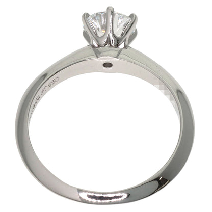 TIFFANY&Co. Solitaire Diamond Ring Platinum PT950 Ladies [Used]