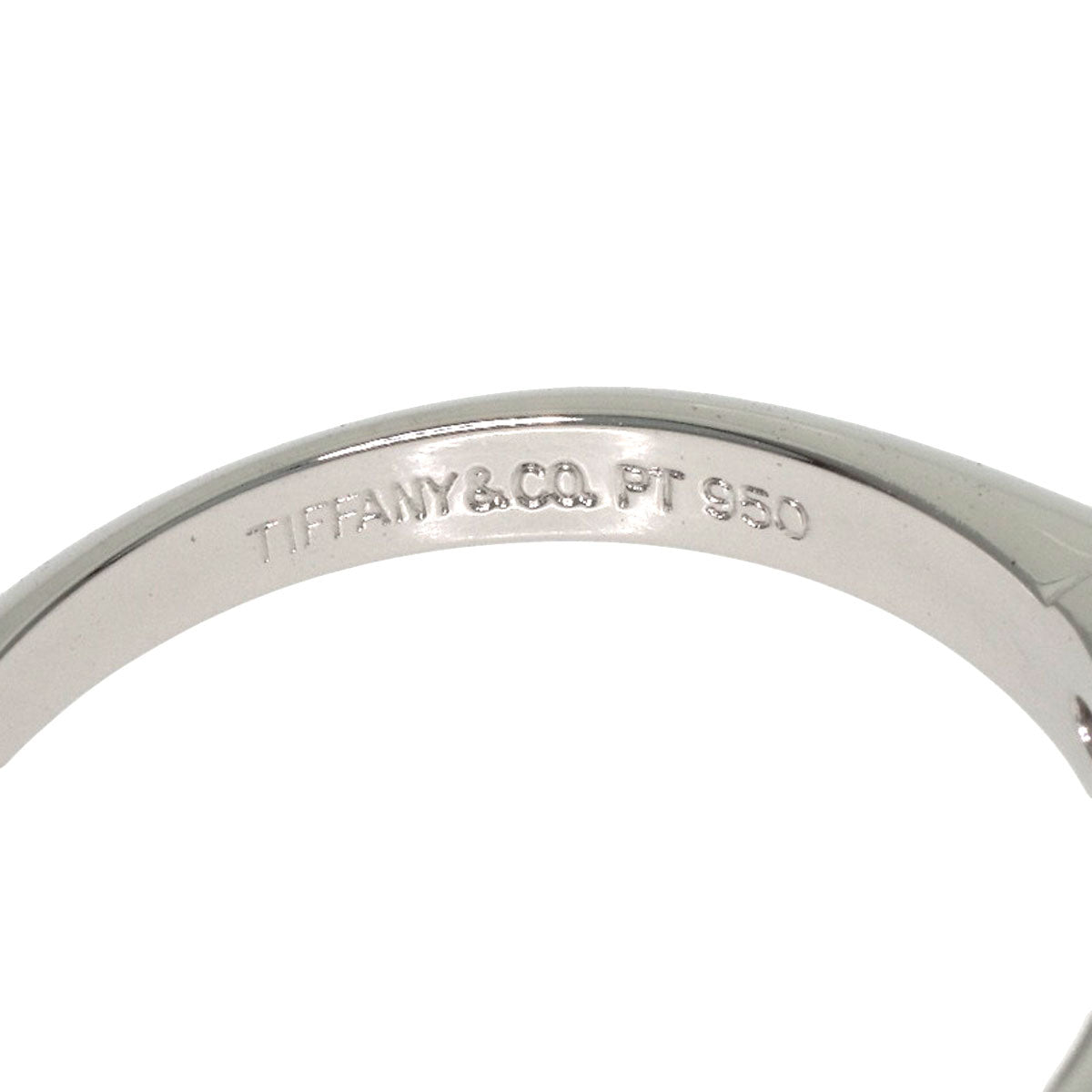 TIFFANY&Co. Solitaire Diamond Ring Platinum PT950 Ladies [Used]