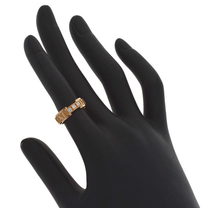 TIFFANY&Co. Atlas 3P Diamond Ring K18 Pink Gold Ladies [Used]