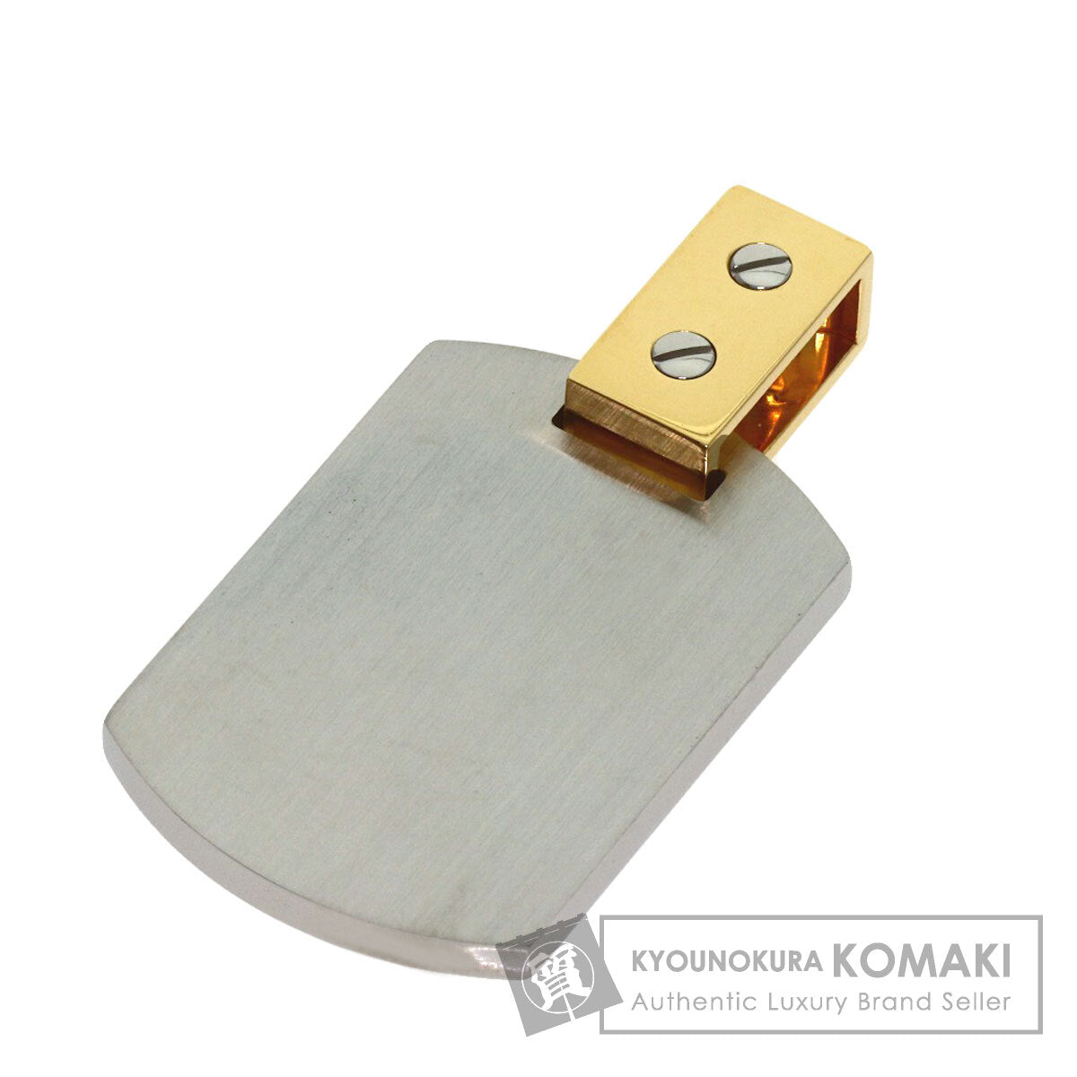 CARTIER Santos Pendant top K18 Yellow Gold Stainless SteelLadies [Used]