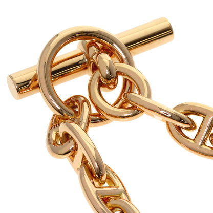 HERMES Chaine d'Ancre PM 16 frames Bracelet K18 Pink Gold Ladies [Used]