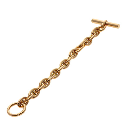 HERMES Chaine d'Ancre PM 16 frames Bracelet K18 Pink Gold Ladies [Used]