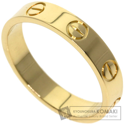 CARTIER Mini love ring #51 Ring K18 Yellow Gold Ladies [Used]