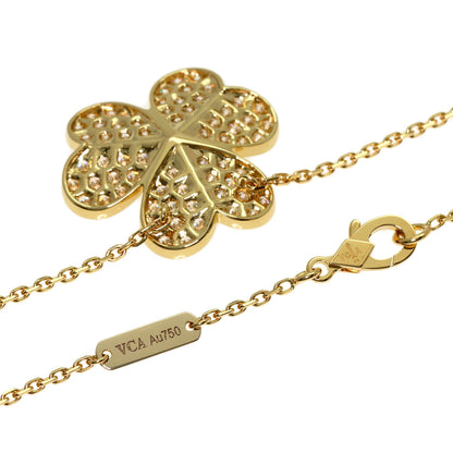 Van Cleef & Arpels Frivole Large Diamond Necklace K18 Yellow Gold Ladies [Used]