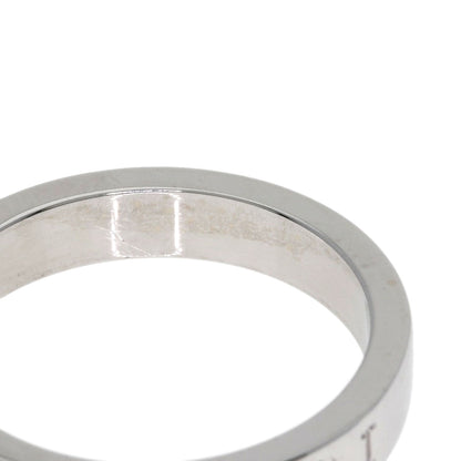 BVLGARI Double logo Diamond Ring K18 White Gold Ladies [Used]