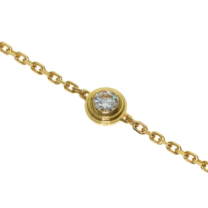 CARTIER Damour Diamant Léger Mini Model Diamond Bracelet K18 Yellow Gold Ladies [Used]