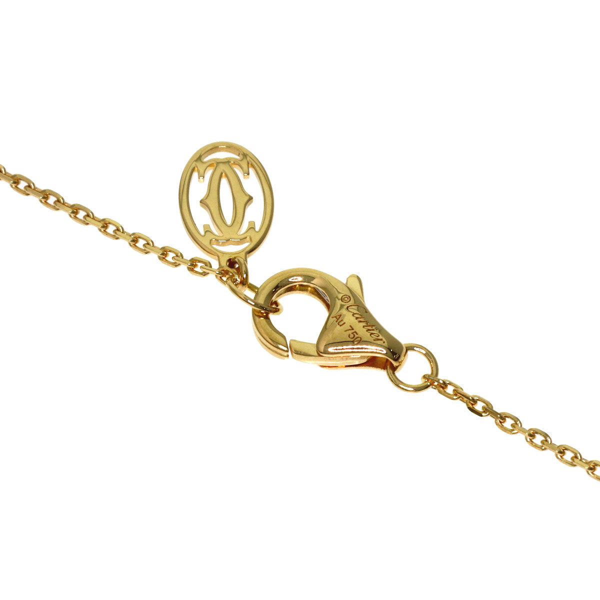 CARTIER Damour Diamant Léger Mini Model Diamond Bracelet K18 Yellow Gold Ladies [Used]