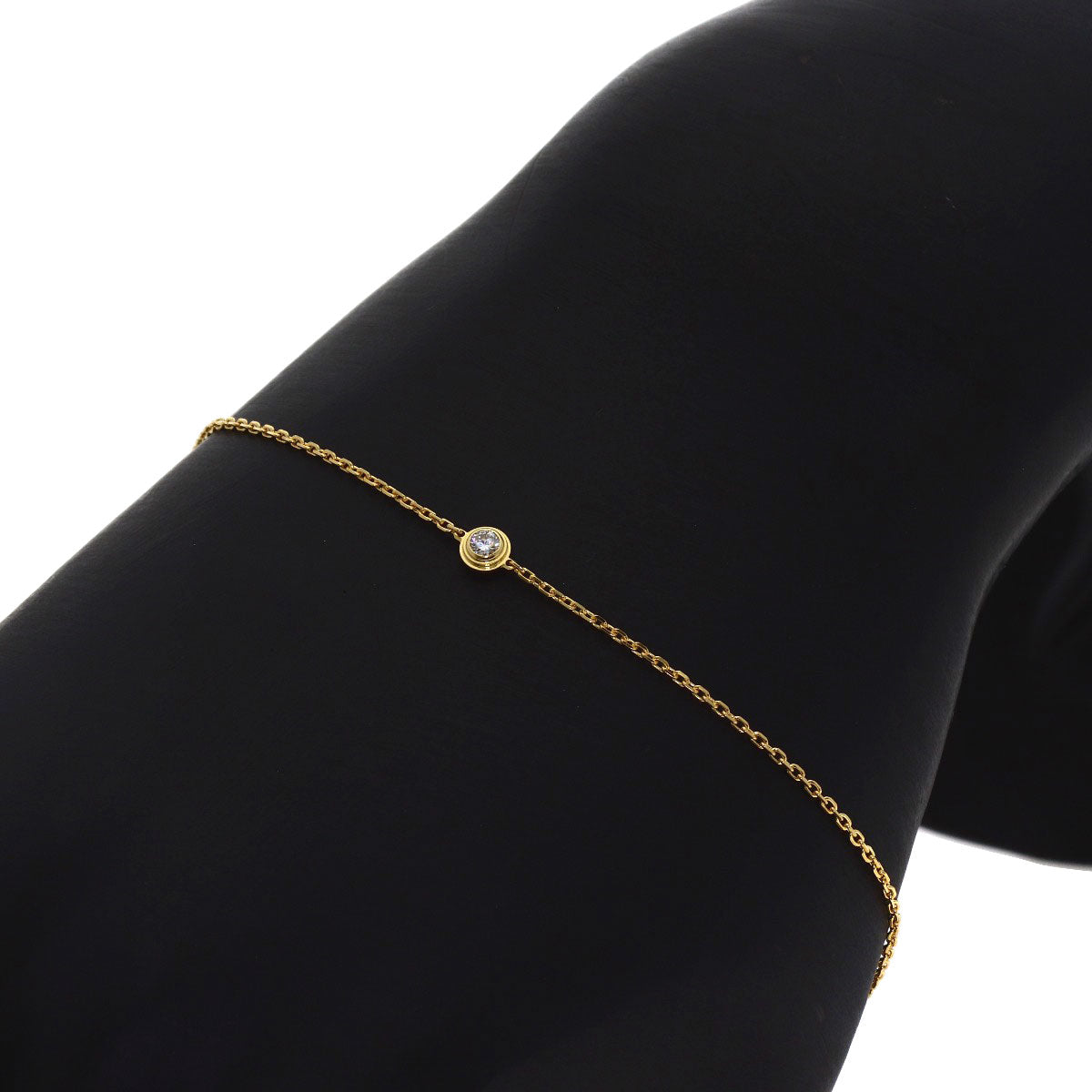 CARTIER Damour Diamant Léger Mini Model Diamond Bracelet K18 Yellow Gold Ladies [Used]