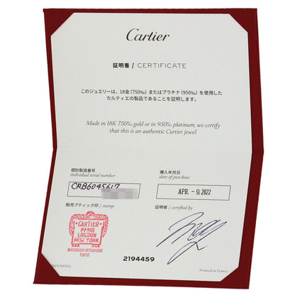 CARTIER Damour Diamant Léger Mini Model Diamond Bracelet K18 Yellow Gold Ladies [Used]