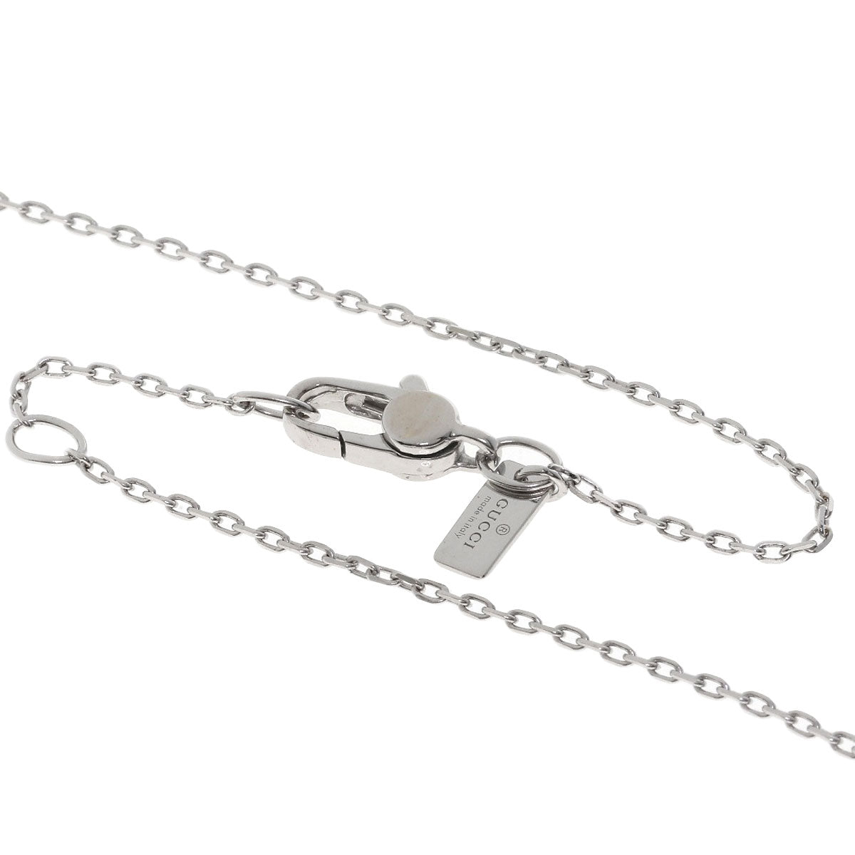 GUCCI icon Necklace K18 White Gold Ladies [Used]