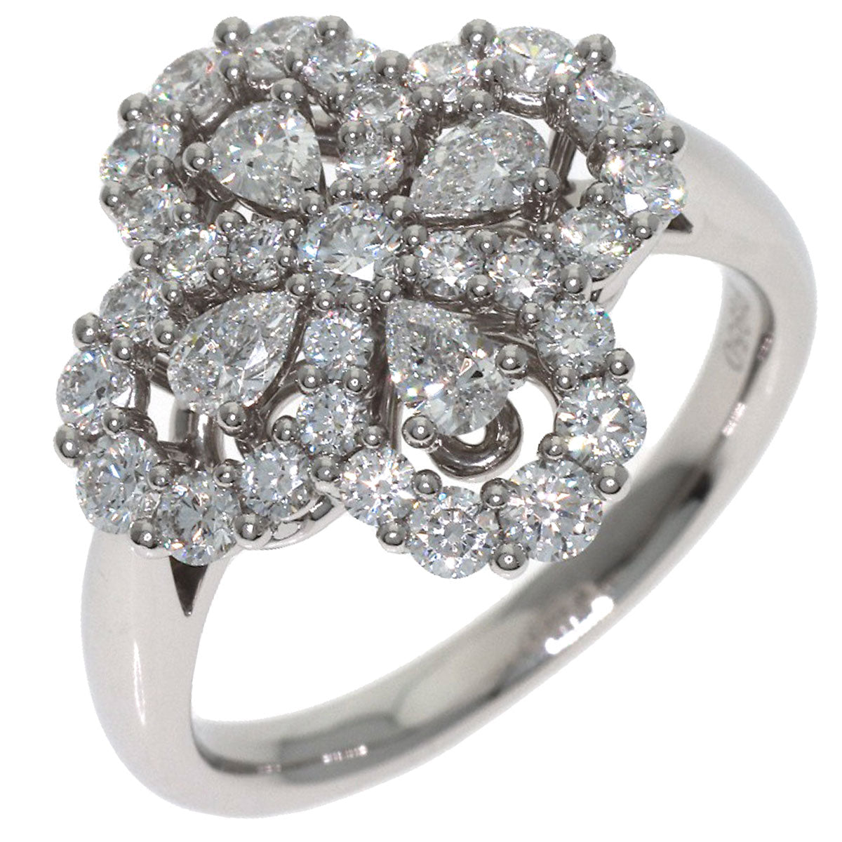 HARRY WINSTON Mini Loop Full Motif Diamond Ring Platinum PT950 Ladies [Used]