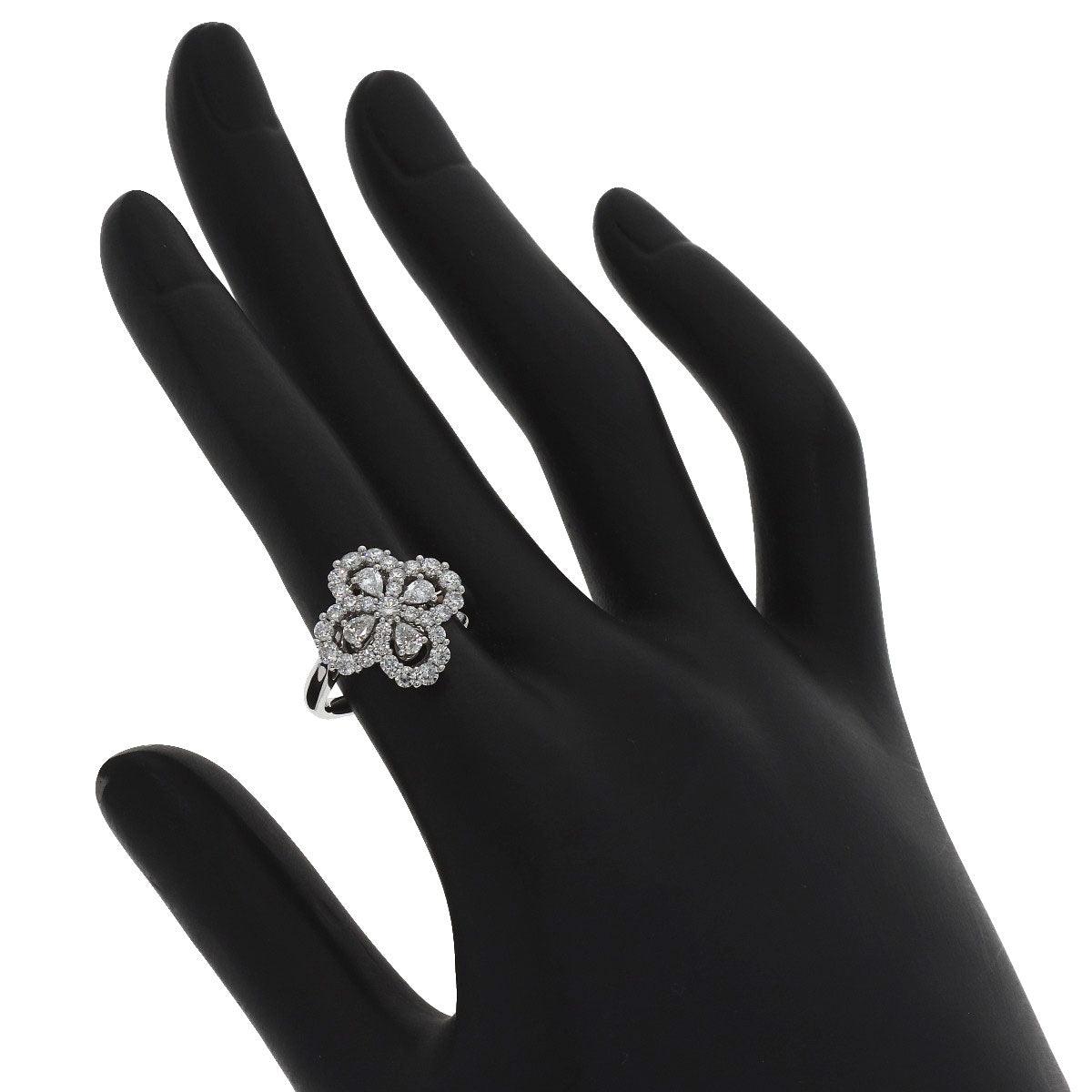 HARRY WINSTON Mini Loop Full Motif Diamond Ring Platinum PT950 Ladies [Used]