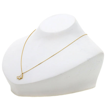 Van Cleef & Arpels Sweet Papillon Shell Necklace K18 Yellow Gold Ladies [Used]