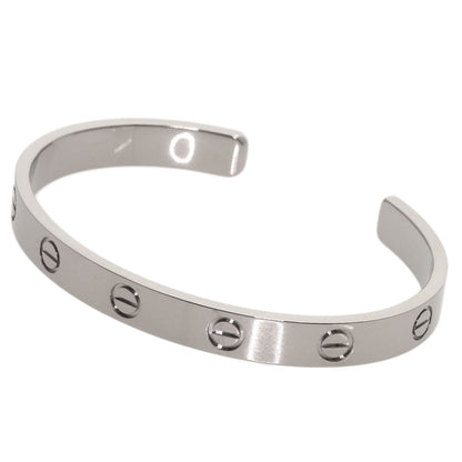 CARTIER Open LOVE Bracelets #16 Bracelet K18 White Gold Ladies [Used]
