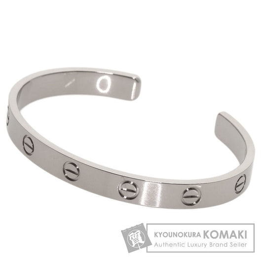 CARTIER Open LOVE Bracelets #16 Bracelet K18 White Gold Ladies [Used]