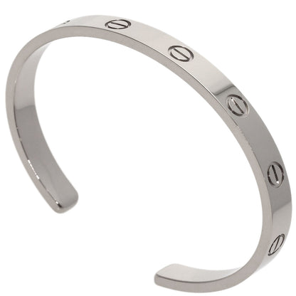 CARTIER Open LOVE Bracelets #16 Bracelet K18 White Gold Ladies [Used]