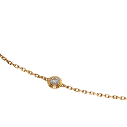 CARTIER Diamants Légers XS Diamond Bracelet K18 Pink Gold Ladies [Used]