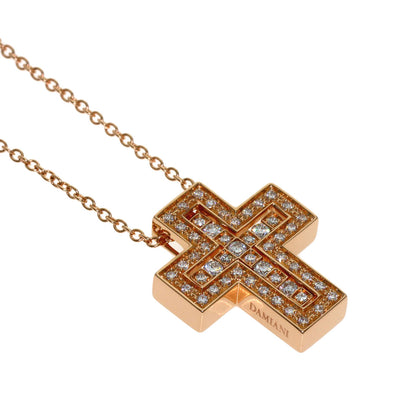 Damiani Belle Epoque XS Diamond Necklace K18 Pink Gold Ladies [Used]