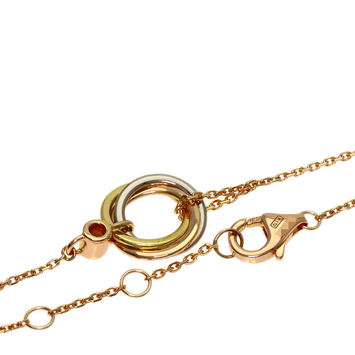 CARTIER Trinity pink sapphire Bracelet K18 Yellow Gold K18 White GoldLadies [Used]