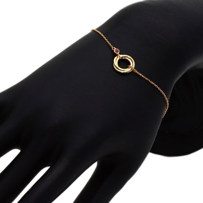CARTIER Trinity pink sapphire Bracelet K18 Yellow Gold K18 White GoldLadies [Used]