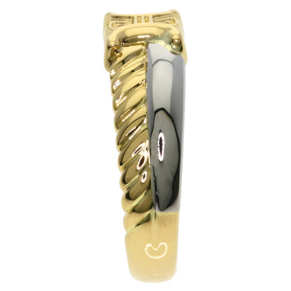CELINE Macadam Ring K18 Yellow Gold PT900Ladies [Used]