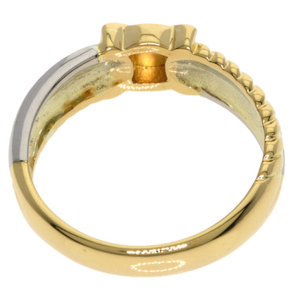 CELINE Macadam Ring K18 Yellow Gold PT900Ladies [Used]