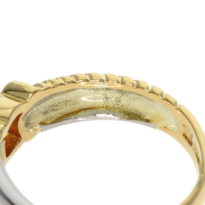 CELINE Macadam Ring K18 Yellow Gold PT900Ladies [Used]