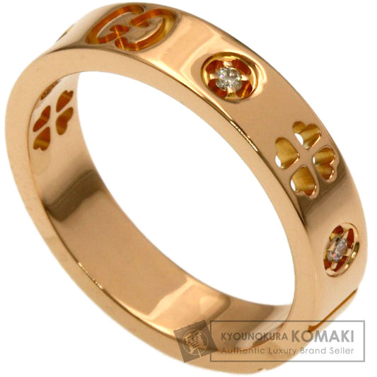 GUCCI Icon Amor Forever Diamond #8 Ring K18 Pink Gold Ladies [Used]
