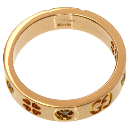 GUCCI Icon Amor Forever Diamond #8 Ring K18 Pink Gold Ladies [Used]