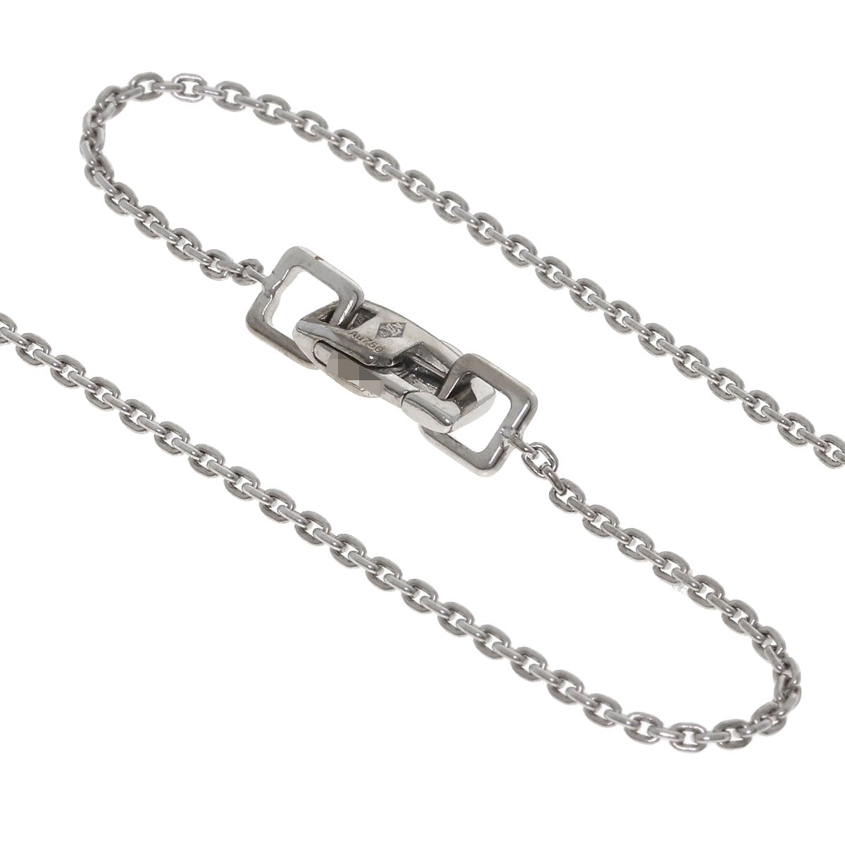 LOUIS VUITTON Lockit Necklace K18 White Gold Ladies [Used]