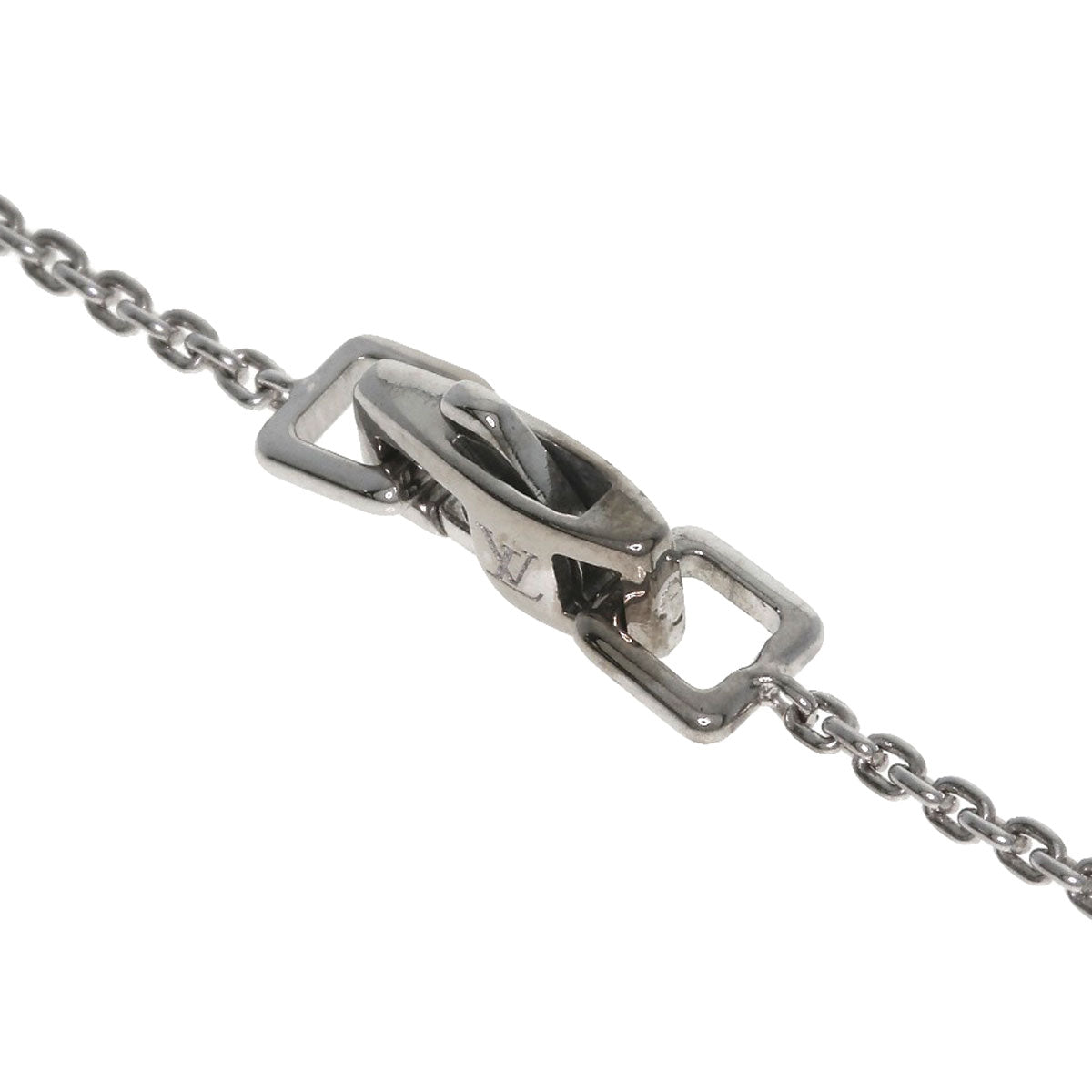 LOUIS VUITTON Lockit Necklace K18 White Gold Ladies [Used]