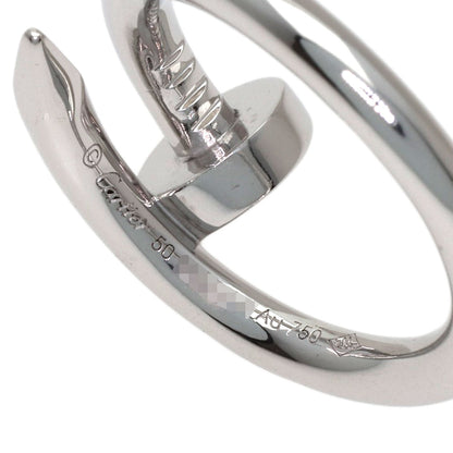 CARTIER Juste Un Clou #50 Ring K18 White Gold Ladies [Used]