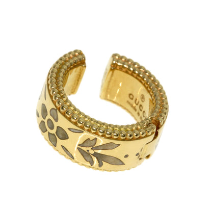 GUCCI Icon Bloom Ear Cuff Earring K18 Yellow Gold Ladies [Used]