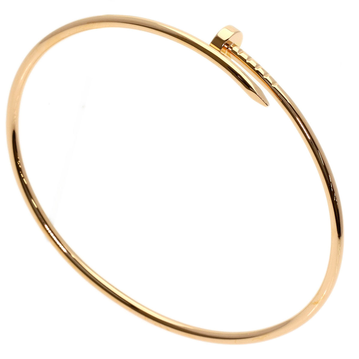 CARTIER Juste un Clou SM #19 Bracelet K18 Pink Gold Ladies [Used]