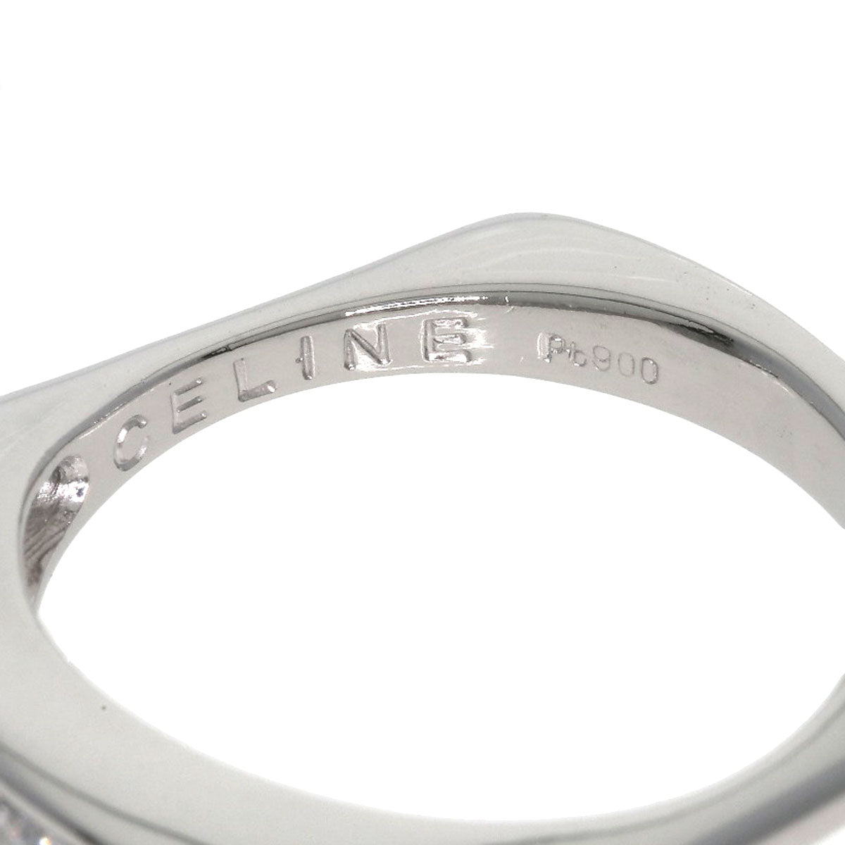 CELINE Diamond Ring Platinum PT900 Ladies [Used]